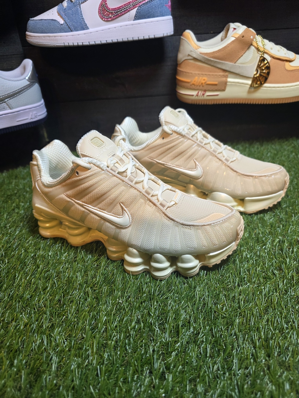 Nike Women's Tan/Beige Running Sneakers